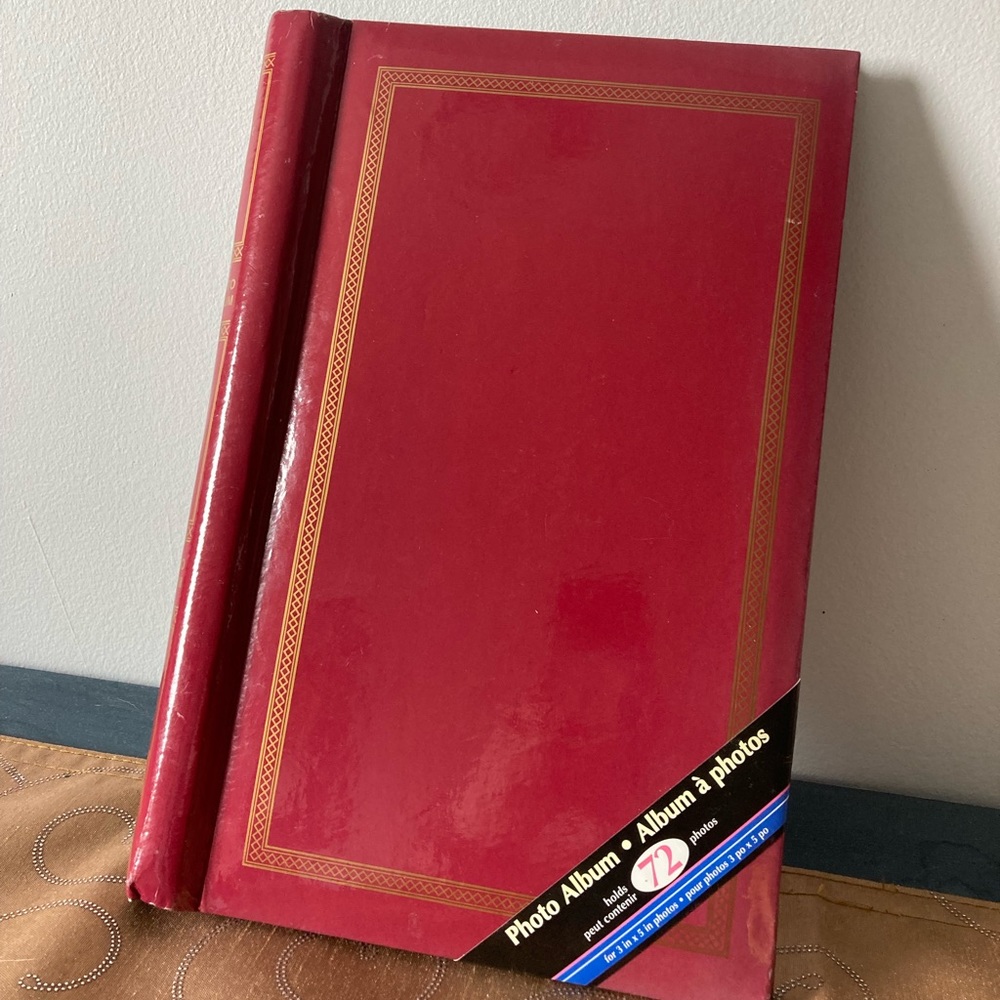 Vintage Red Photo Album